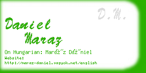 daniel maraz business card